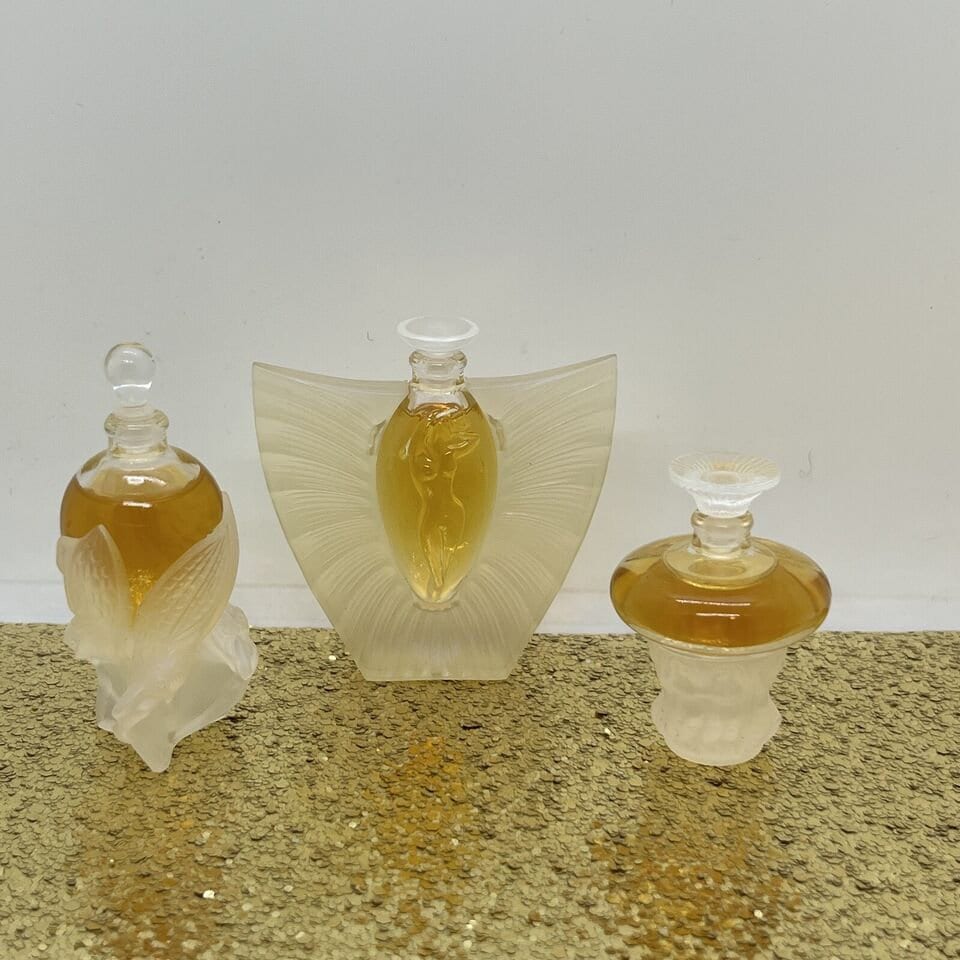 LALIQUE ULTIMATE COLLECTION ミニ香水 3本　最安値 未使用、限定販売品ルネ・ラリックBOX付ミニチュア香水3点セット