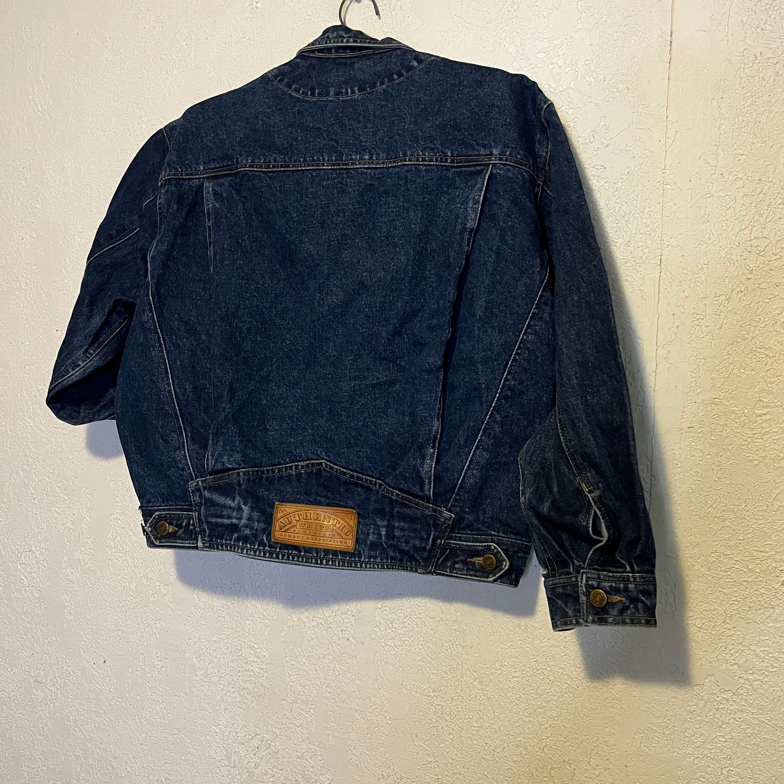 Sharp Shooters Whipp Dark Denim Vintage Western Jacket, S - Etsy