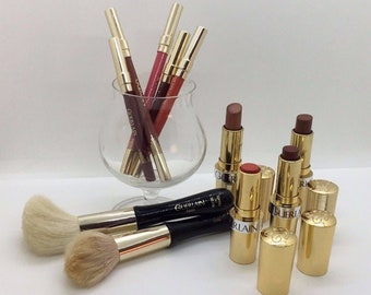 Used 1990s Vintage YSL/Guerlain/Chantecaille 1990s Lipstick/Lip Liner Lot