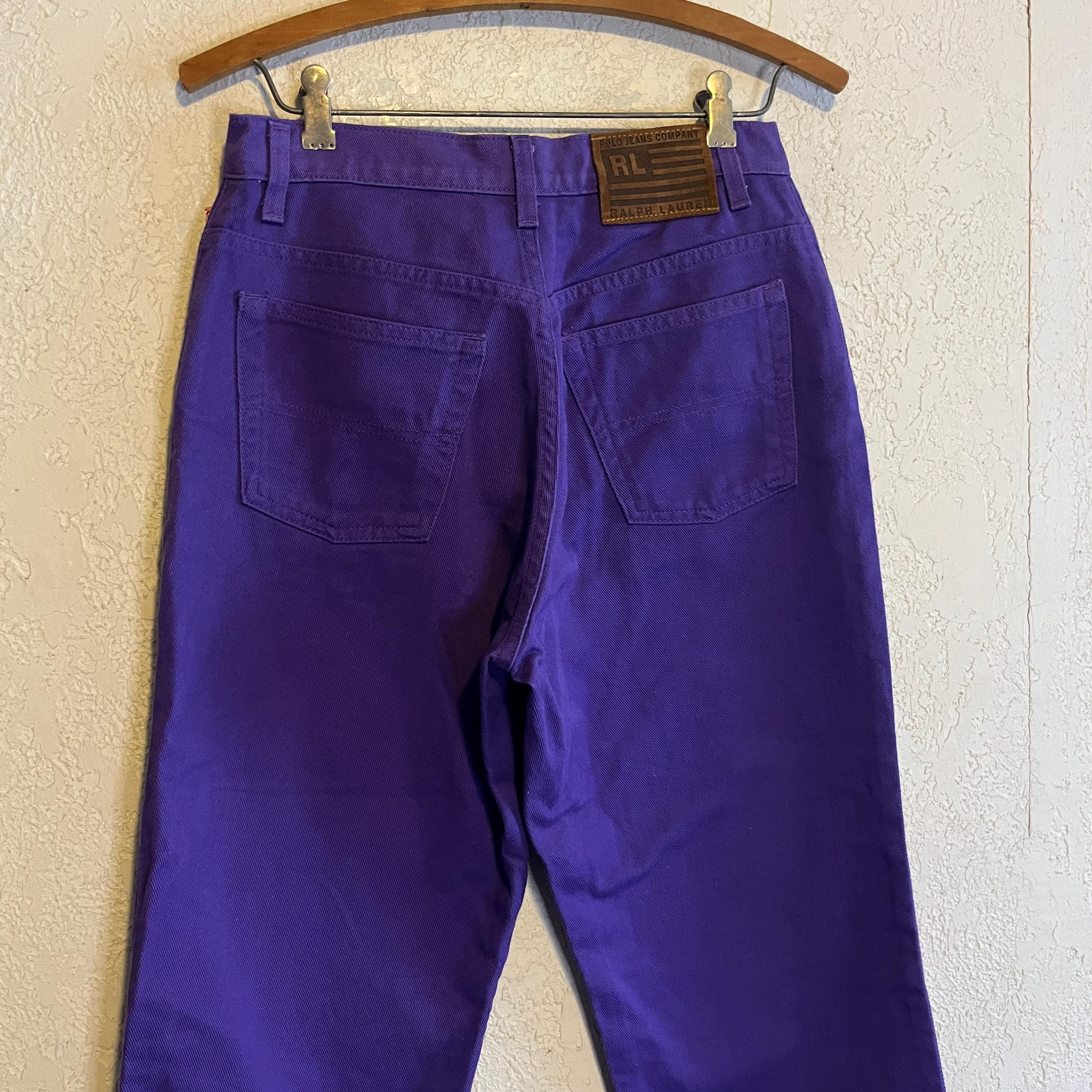 NOS Vintage 90s/y2k Ralph Lauren Polo Jeans Co Vibrant Purple