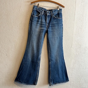 Levi's Vintage 1983 Elephant Bell Bottom 684 Orange Tab Wide Flare Jeans USA