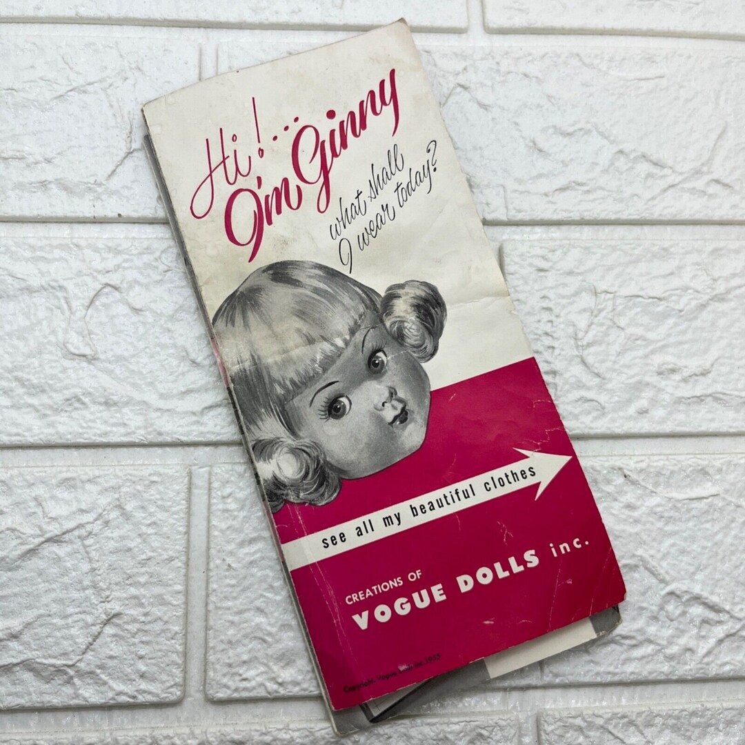 1955 Vintage Ginny Doll Vogue Dolls Inc Catalog Pamphlet Etsy