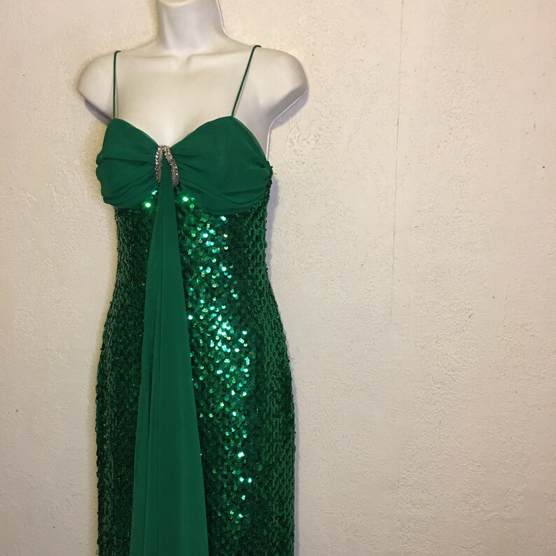 emerald green sequin