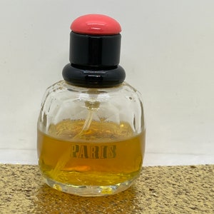 Vintage PARIS D&#39;Yves Saint Laurent Eau de Toilette Spray . 50% 1.6fl oz 50 ml Bottle
