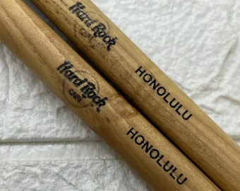 Vintage Hard Rock Cafe Honolulu Drumsticks