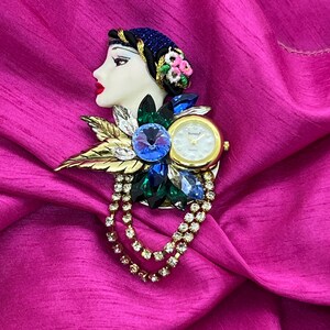 Bonetto Watch Brooch - Etsy display picture 2