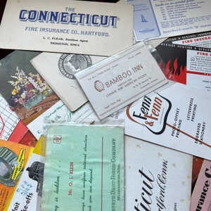 17 Vintage Schreibtisch Ink Blotter Werbekarten ~ Arm & Hammer, Versicherung, Restaurant, Florist ...