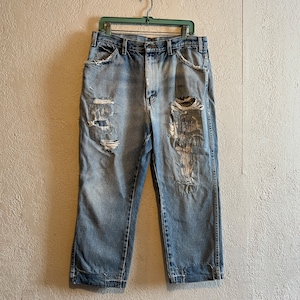 Vintage Repaired Pants - Etsy