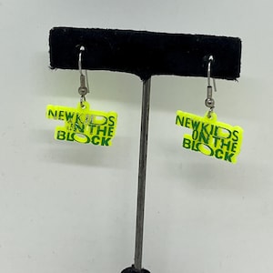 Vintage 1990s New Kids On The Block NKOTB Earrings