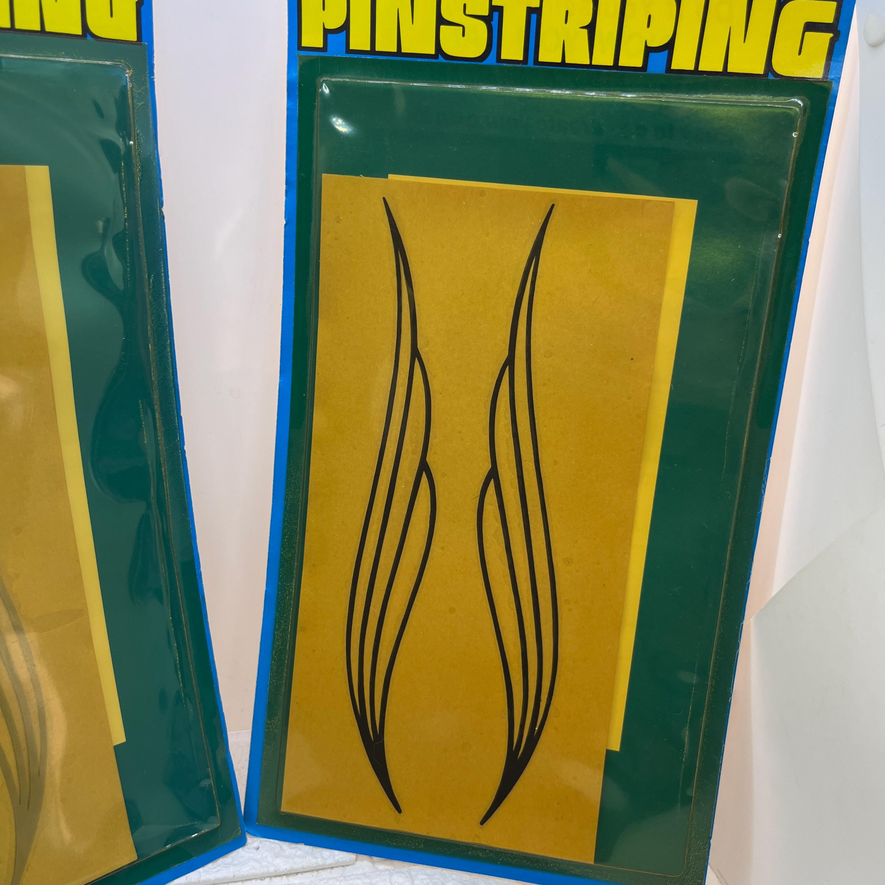 New Vintage Pinstripe Pin Stripe Decals ~ 3 Pkgs Hotrod Trucker Sticker ...