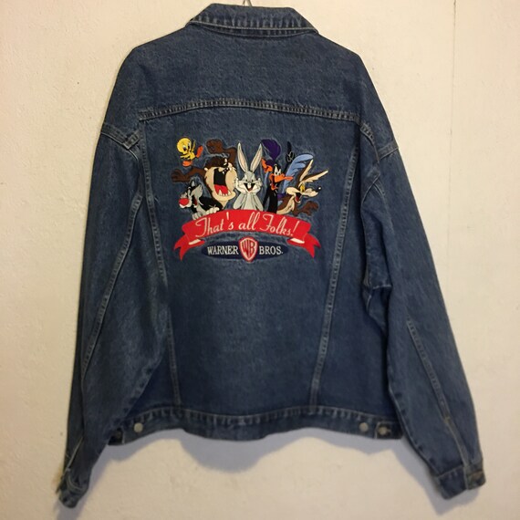 Vintage Looney Tunes Embroidered Denim 