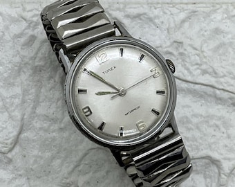 Vintage Timex Marlin Watch 1960s 2017 2468 for Repair Parts Restoration, As-Is Condition