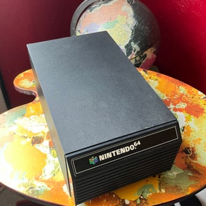 Vintage Nintendo 64 12 Game Storage Case Cartridge Holder N64