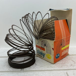 Vintage Used Slinky Toy in Box by James Industries