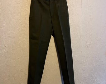 Pantalons vintage pour les forces de l'ordre, pantalons d'uniforme de police verts par Horace Small Mfg. USA. 30"