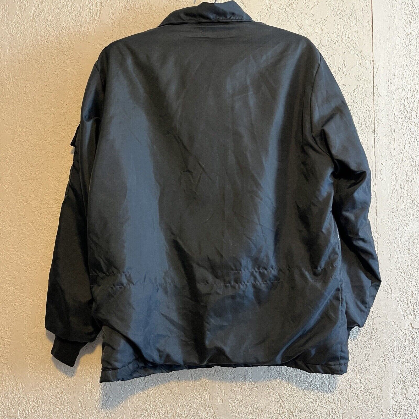 Vintage Champion Racing Jacket Spark Plug Quilted Nylon Coat Vintage Champion Racing Jacket Spark Plug Quilted Nylon Coat