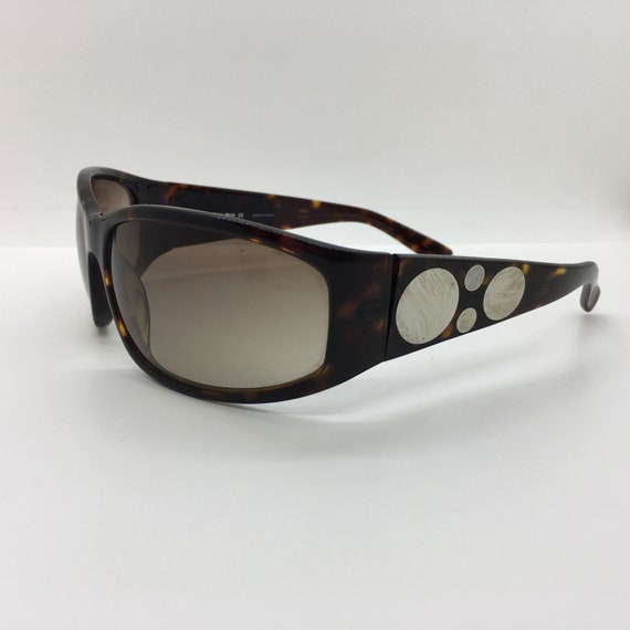 Vintage 1990s/y2ks miu miu Tortoise Shell Silver D