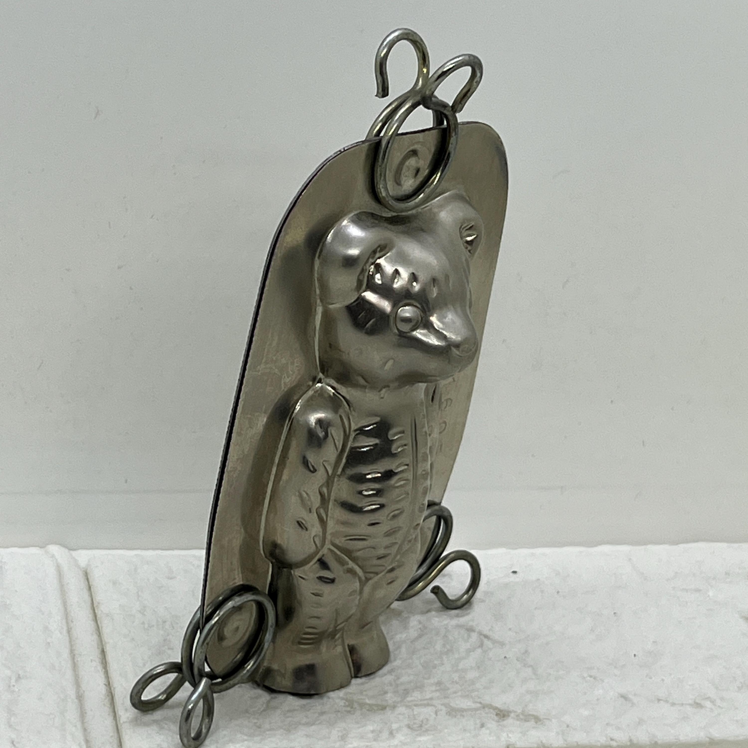 ヴィンテージ オランダ手工芸品 テディベア チョコレート型