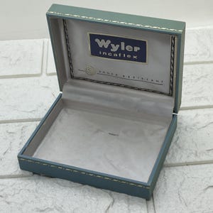 Vintage Wyler Incaflex Watch Box . Empty Box, Gift Box, Display Box, Presentation Box