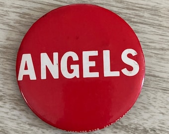 Vintage Los Angeles Angels LA California Baseball Team Sports Pin Pinback Button 2.5"