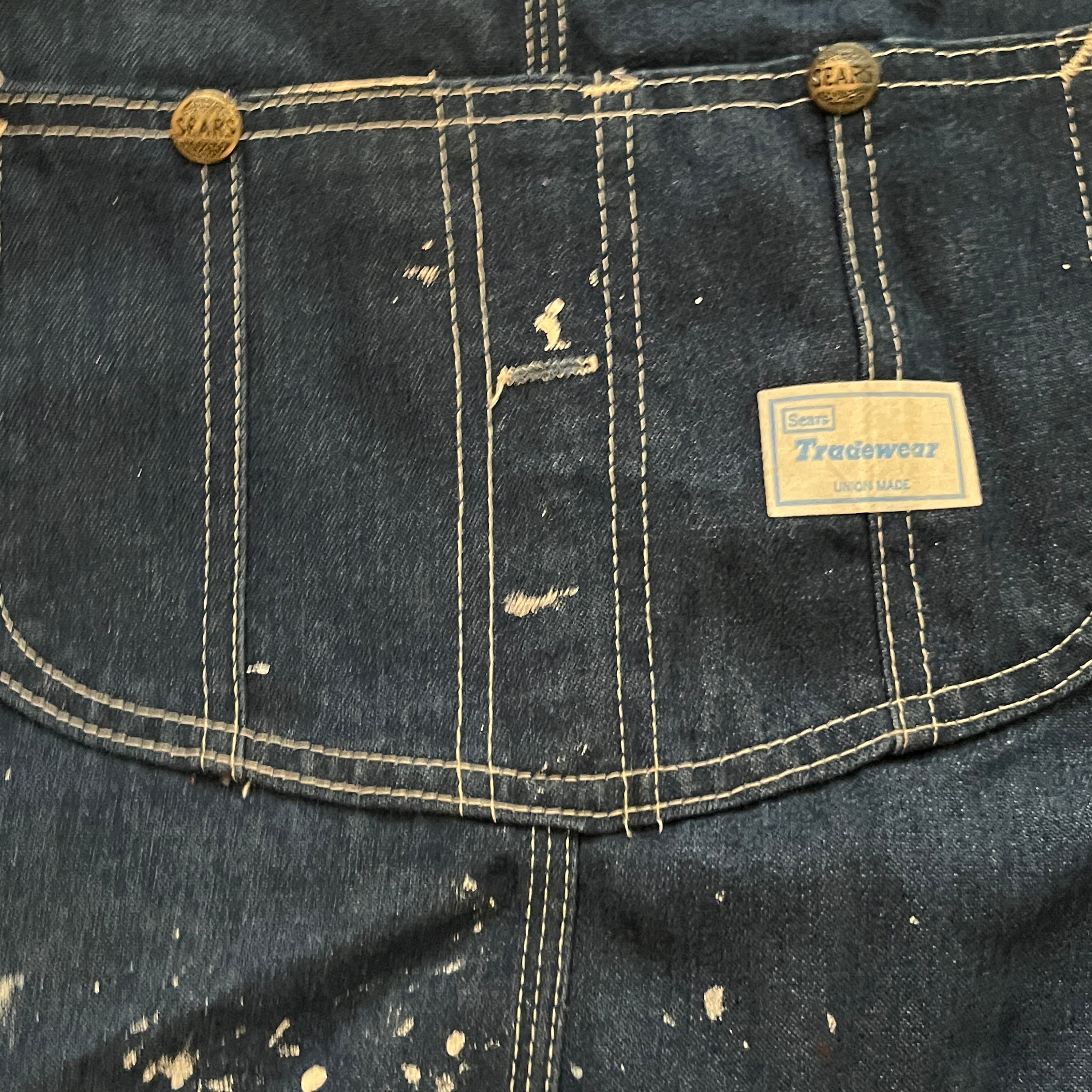70's Sears Tradewear UNION MADE W42 リンス Vintage, Sears