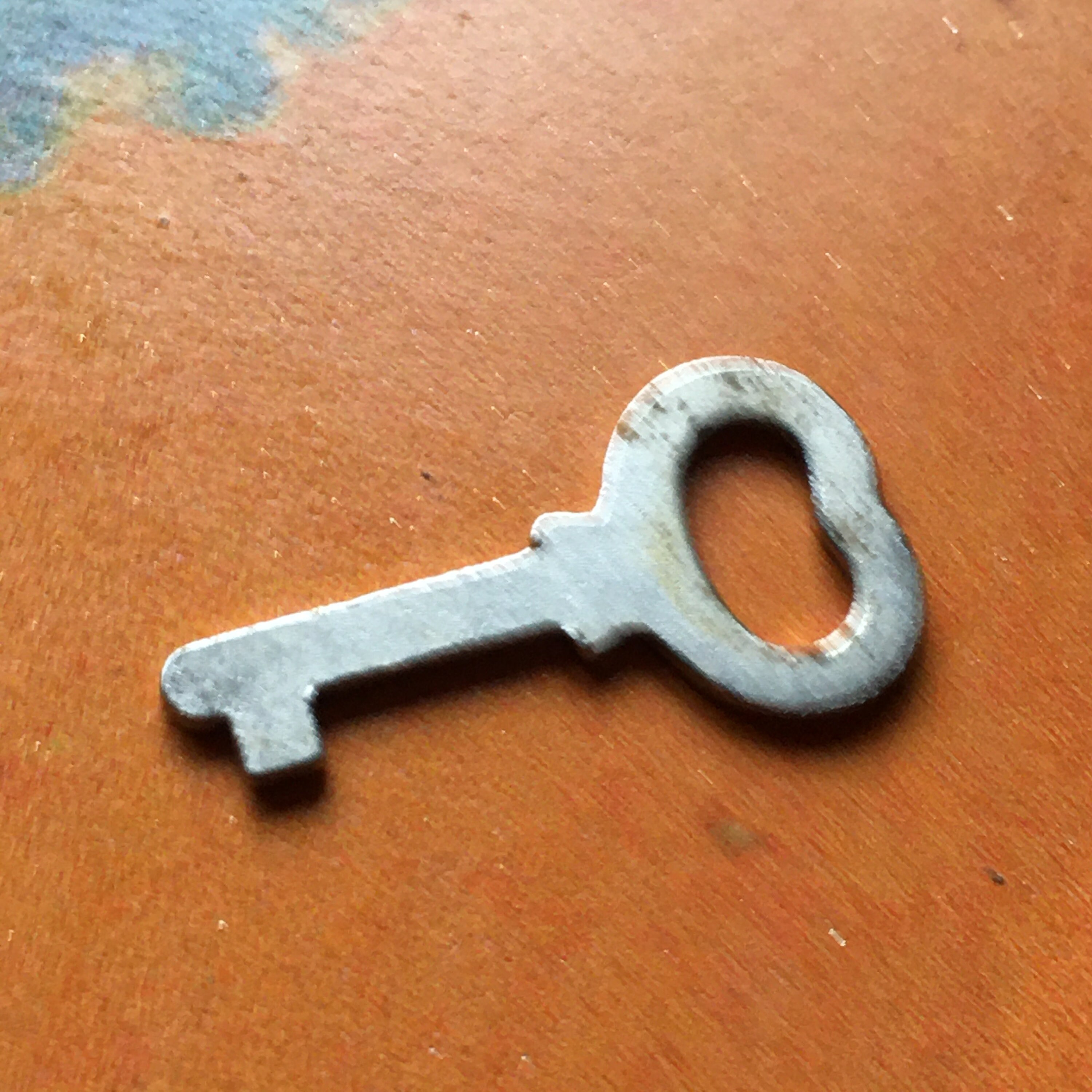 Small Vintage Silver Diary Key Etsy