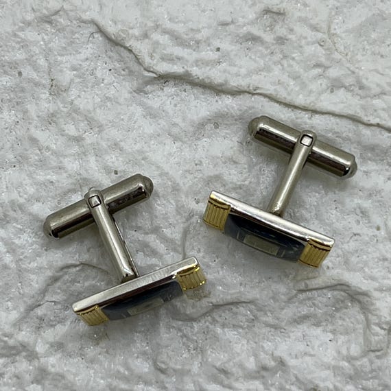 Vintage Computer Microchip Cufflinks . NEC Nippon… - image 3