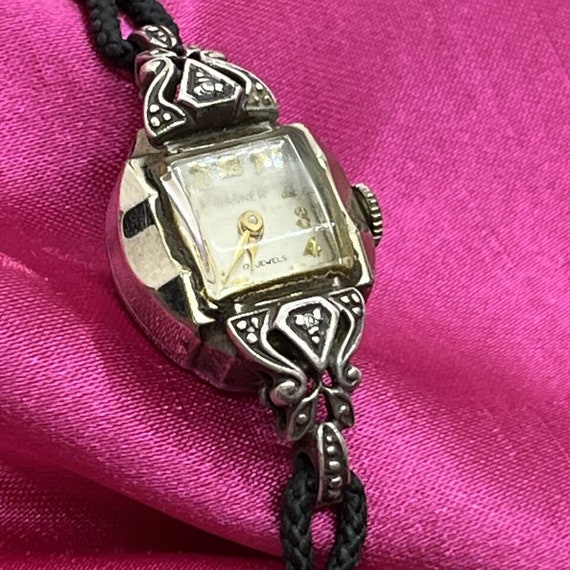 Vintage 10K RGP Bezel & Diamond Ladies' Watch BANNER 17 Jewel - Etsy