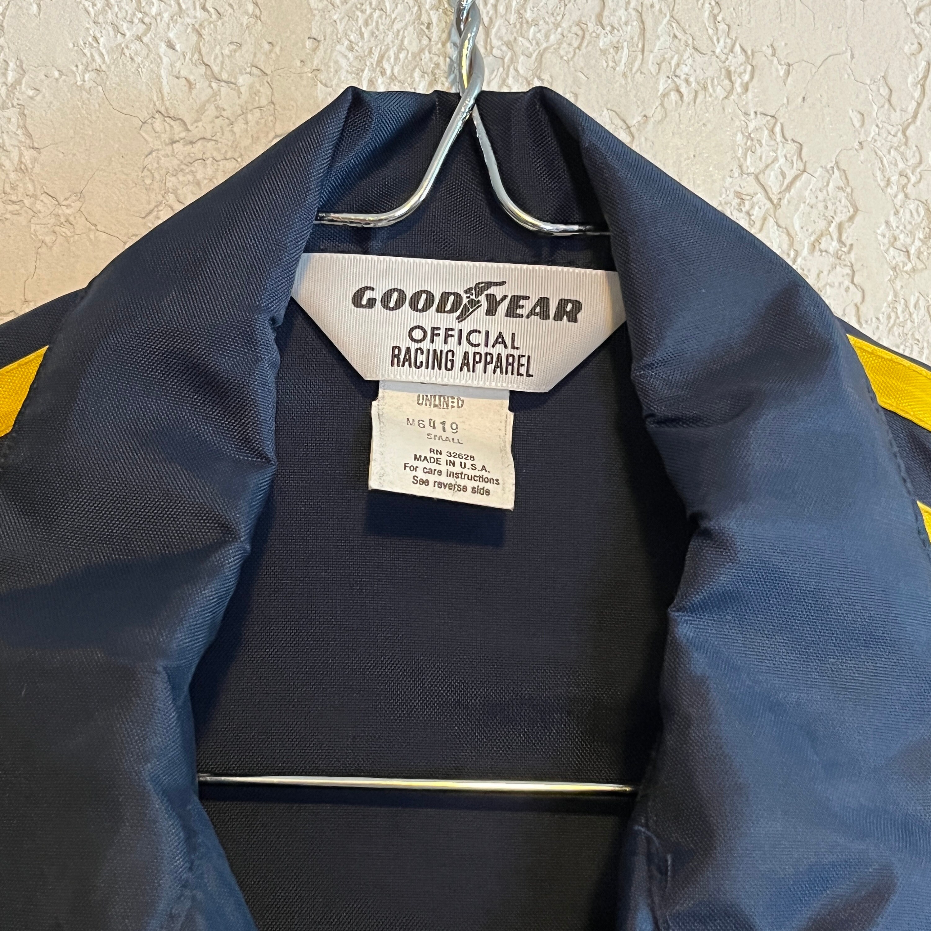 Vintage 1980s Goodyear Racing Windbreaker Jacket . Kahn & Keville