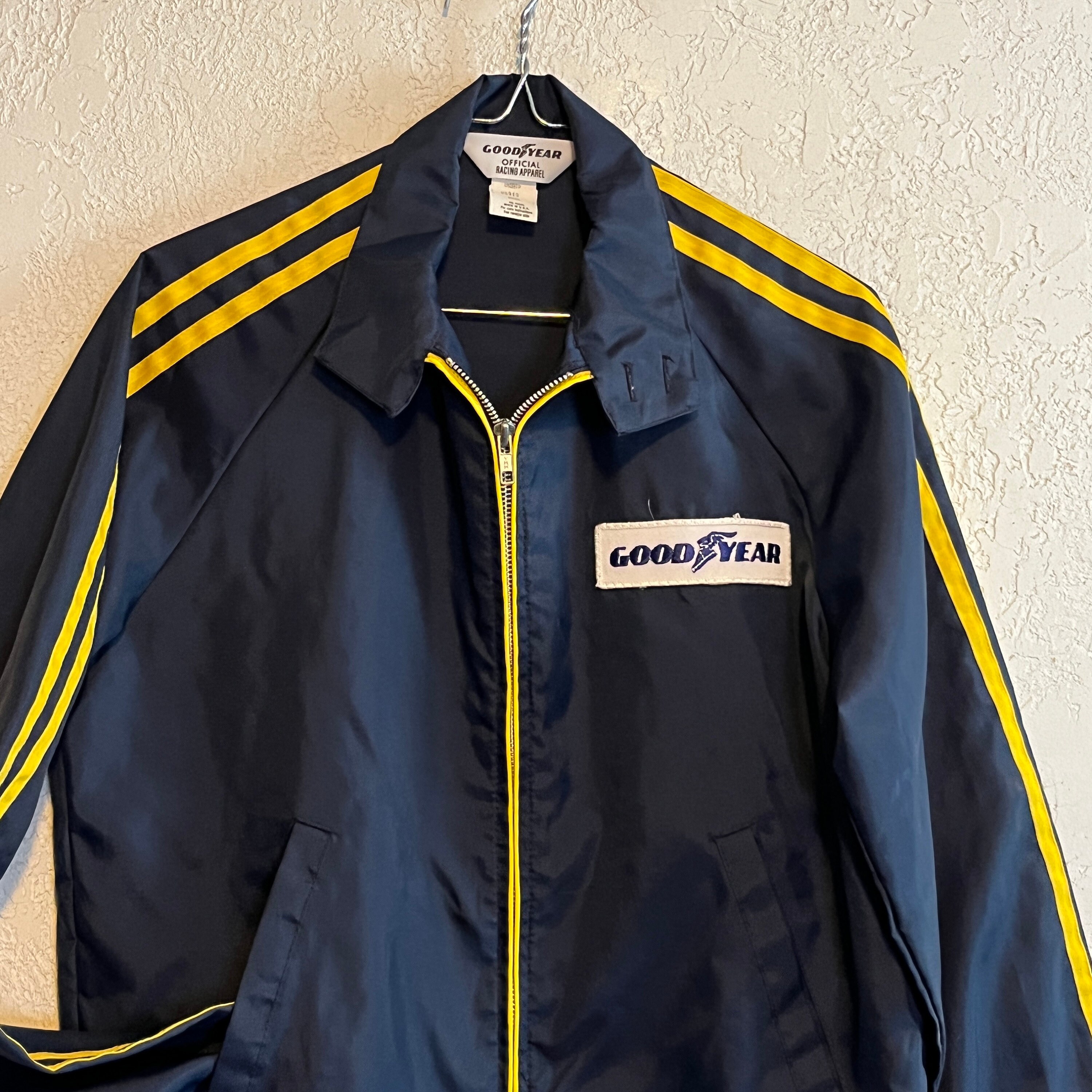 Vintage 1980s Goodyear Racing Windbreaker Jacket . Kahn & Keville