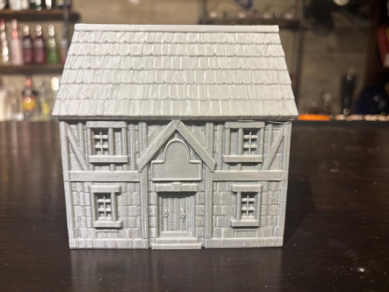3D Printed Medieval Fantasy Tavern D&D Terrain Tabletop RPG Building ...