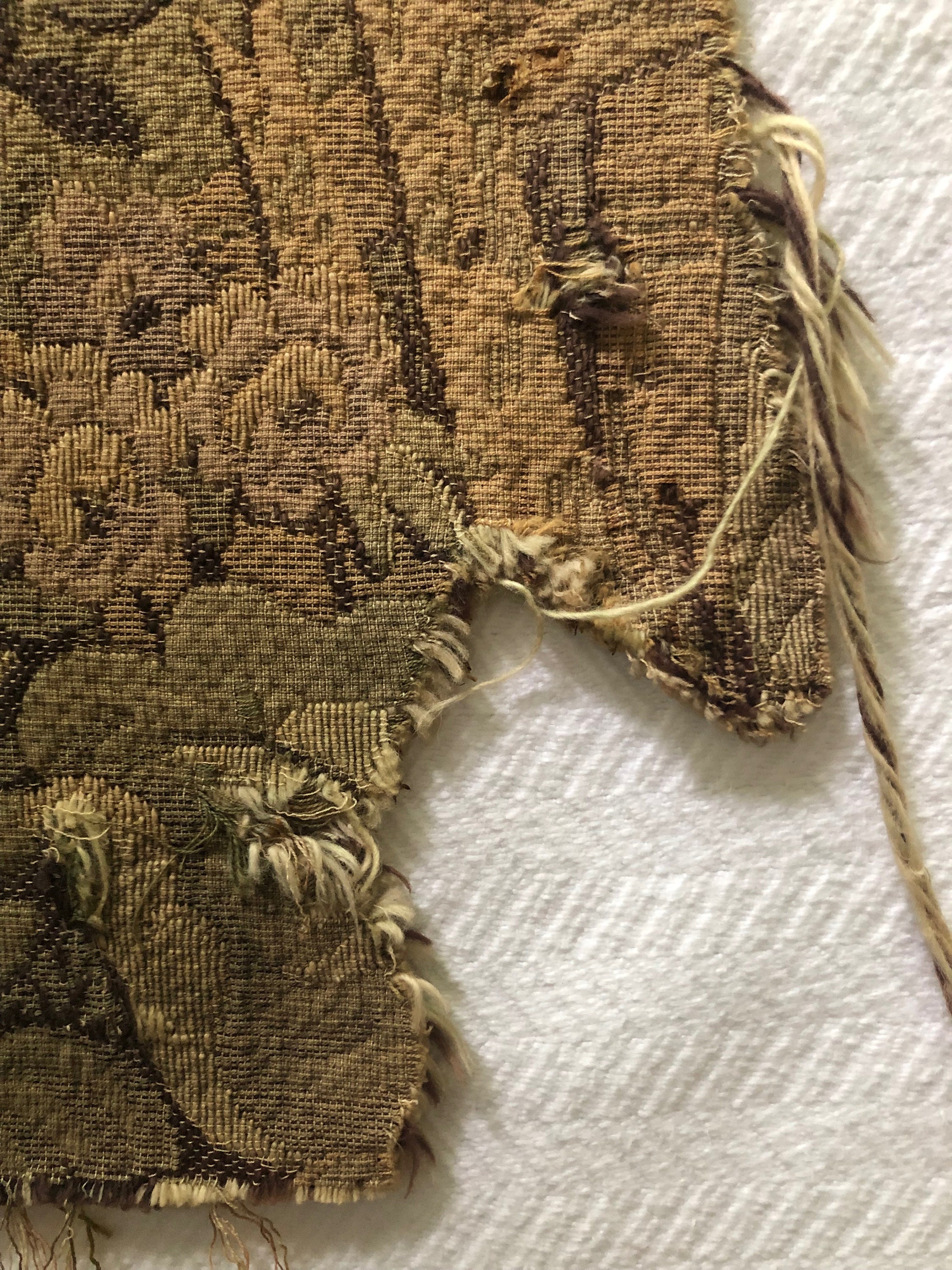 Antique 19thC TAPESTRY SEAT COVERS matching set of upholstery Etsy