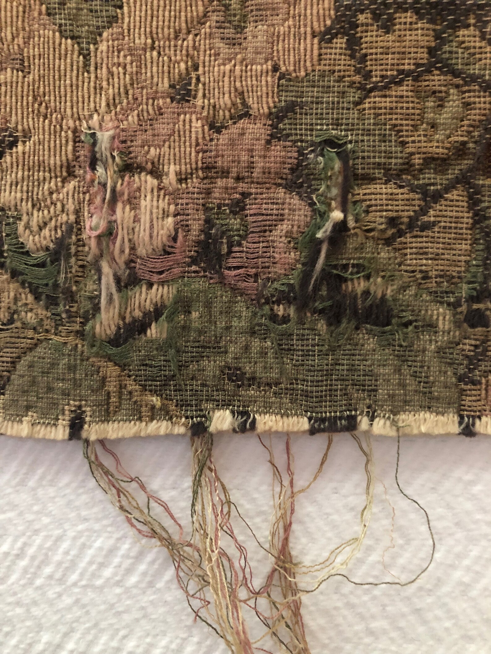 Antique 19thC TAPESTRY SEAT COVERS matching set of upholstery Etsy