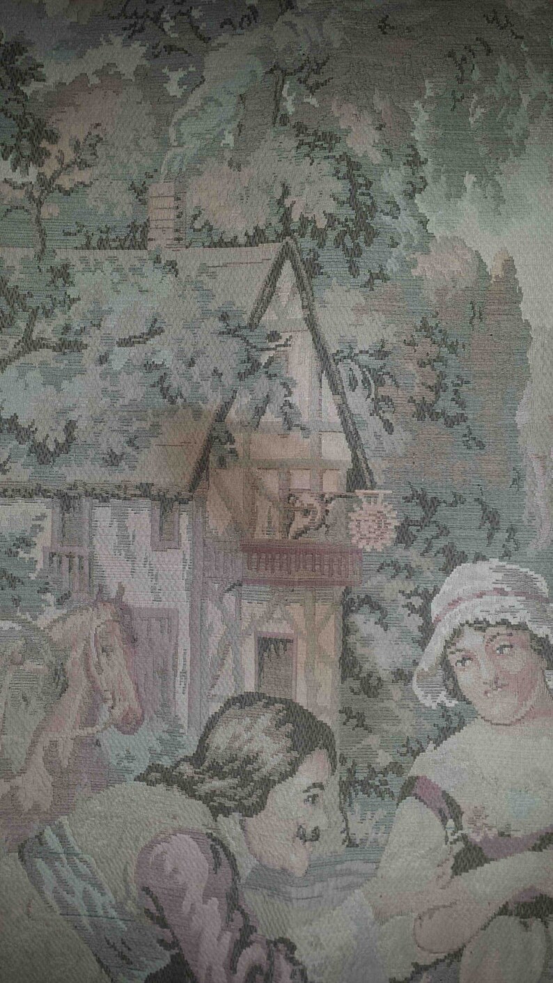 1920s Wall Hanging GOBELIN TAPESTRY PICTURE European Arras Etsy