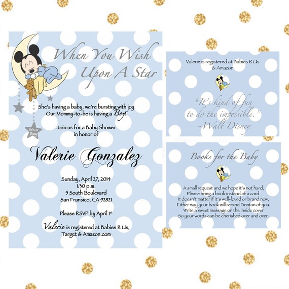 Baby Mickey Mouse Baby Shower Bundle Digital Invite 5x7 Etsy Baby Mickey Mouse Baby Shower Bundle Digital Invite 5x7 Etsy