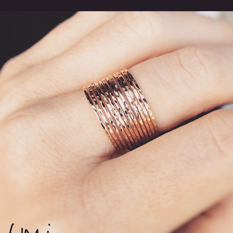 Boho Stacking Rings - Etsy