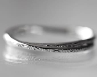 Textured Interlocking Rings, Thumb Ring, Thumb Ring, Textured Rings, Rolling Ring, Stacking Ring, Minimalist Ring, Unique Ring, Interlocking