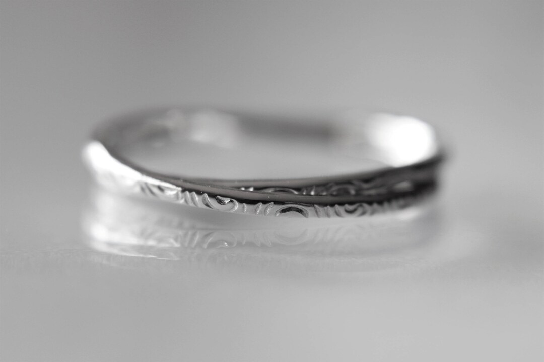 Textured Interlocking Rings, Thumb Ring, Thumb Ring, Textured Rings ...