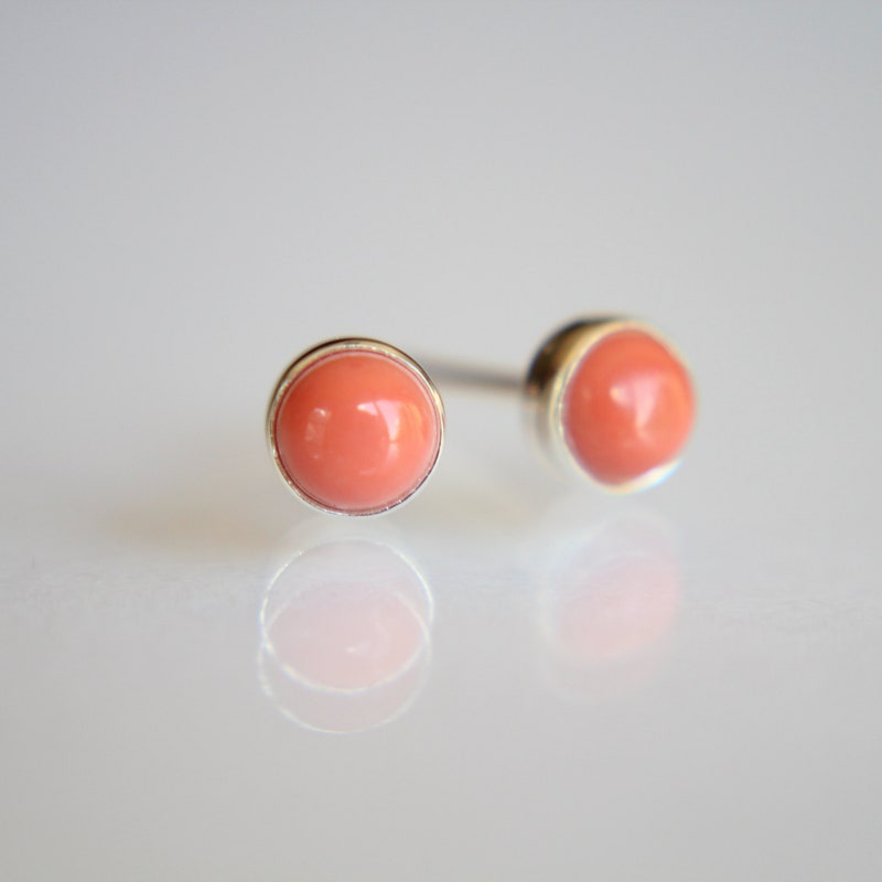 Coral Mini Statement Earrings main image 0