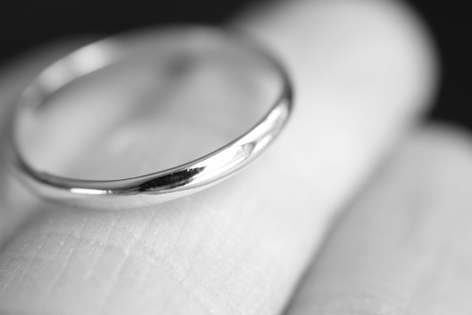 Sterling Half Round Ring Knuckle Ring Knuckle Rings Etsy