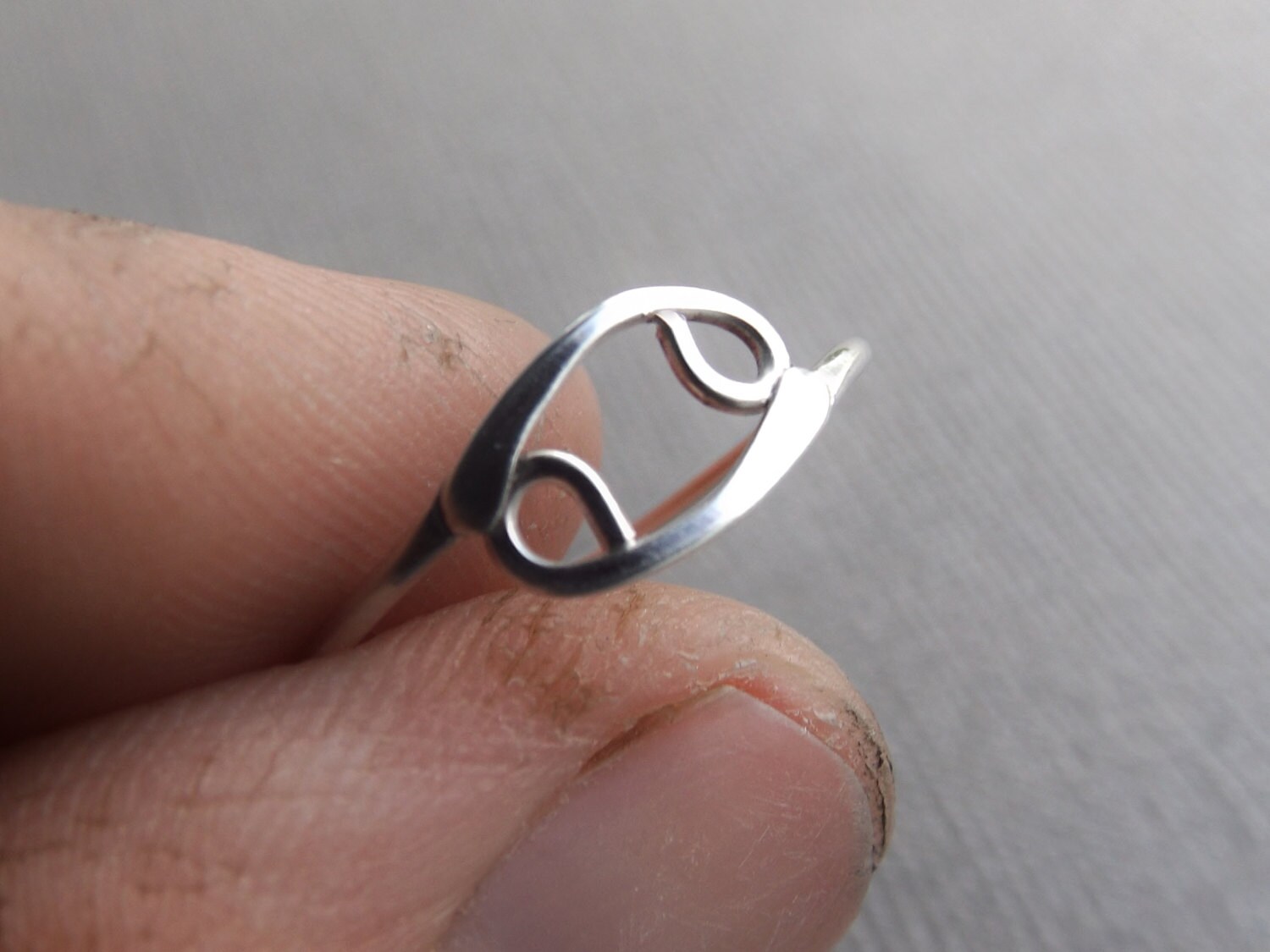 Skinny Zodiac Ring Stacking Rings Zodiac Rings Sterling Etsy