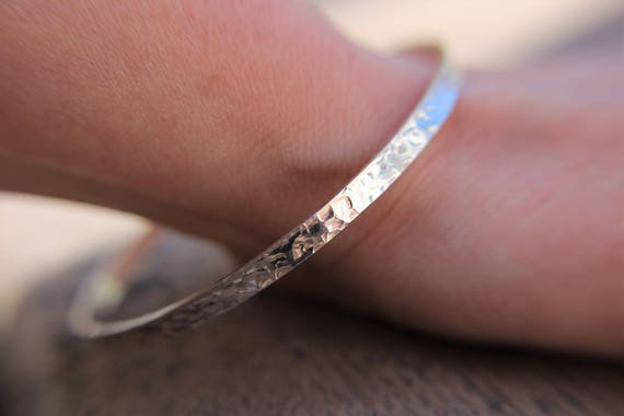 Bangles, Bracelets, Stacking Bracelets, Hammered, Textured, Stacking Bangles, Rustic, Dimple Texture, Unique, Gift, Modern, Chic, Stacking