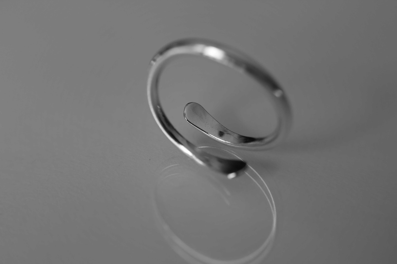 Bypass Thumb Ring Hammered Thumb Ring Smooth Thumb Ring Etsy