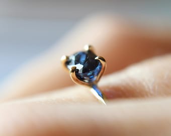 Blue Sapphire Ring, Gold Sapphire Ring, Sapphire, September Birthstone, Sapphire Jewelry, Genuine Sapphire, Engagament Ring, Anniversary