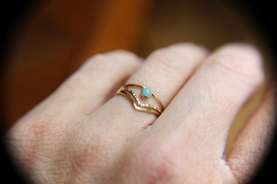 Amazonite Stacking Ring, Amazonite Ring, Natural Gemstone Ring, Amazonite, Amazonite Jewelry, Gemstone Stacking Ring, Real Gemstone, Gift