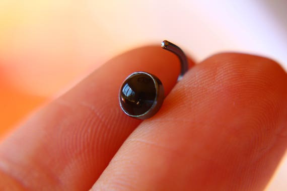 Onyx Earrings, Dark Unisex Stud Earrings, Stud Post, Dark Earring, Modern, Minimalist Earring, Everday Jewelry, Black Onyx, Onyx Jewelry