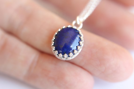 Lapis Lazuli Necklace,Victorian Necklace,Antique Necklace,Stone Pendant,Gold Speckled Pendant Necklace,Boho Necklace,Layer Necklace