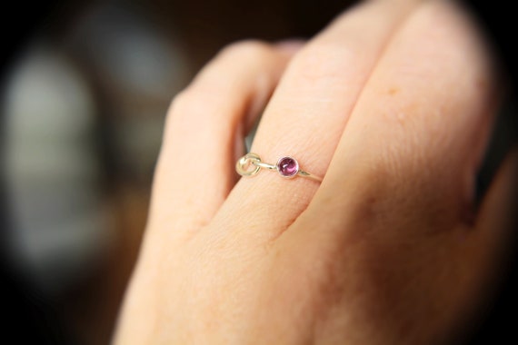 Gemstone Knot Ring, Tie the Knot Ring, Eternity Ring, Forever Ring, Mothers Rings, Best Friend Rings, Unique Rings, Knot, Birthstone Ring