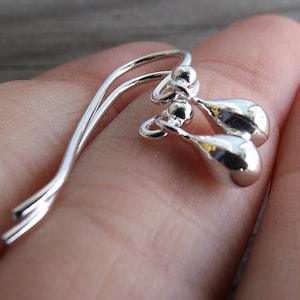 Simple Drop Earrings, Teardrop Earrings, Small Earring, Minimal Earrings, Teardrop, Metal Earrings, Modern Jewelry, Minimalist, Everyday
