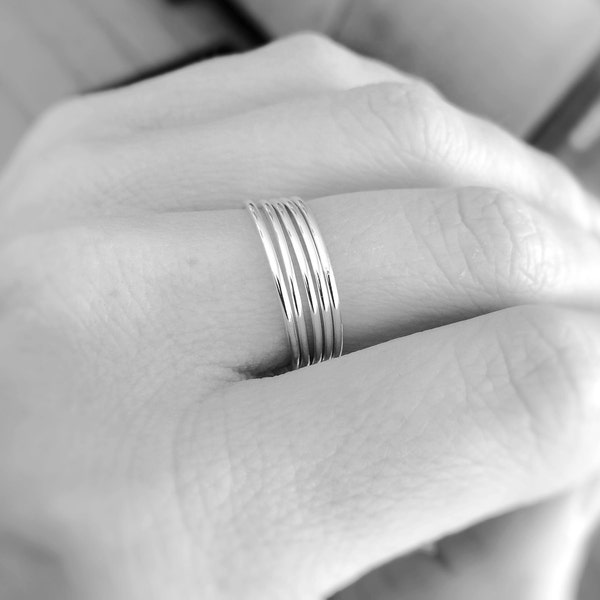 1 Smooth Slim Gold Stacking Ring,Knuckle, or Thumb Rings,Gold Rings,Stacking Rings,Knuckle Rings,Skinny Rings,Thin Rings, Slim Ring